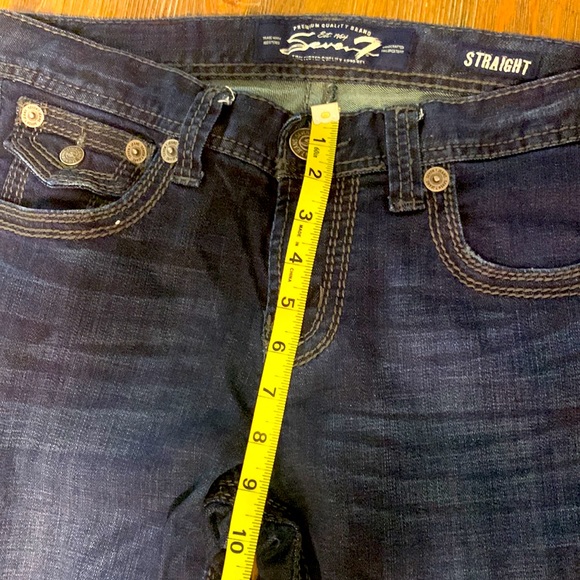 NWOT Seven 7 Straight 30x30 Bold Heavy Stitch Flap Pocket - Picture 13 of 16